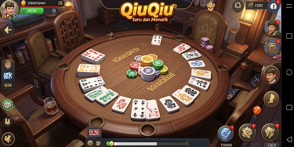 Gameplay seru dari 5ZK saat bertanding QiuQiu.
