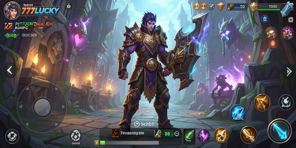 Tampilan gameplay ARPG yang seru di 777LUCKY.