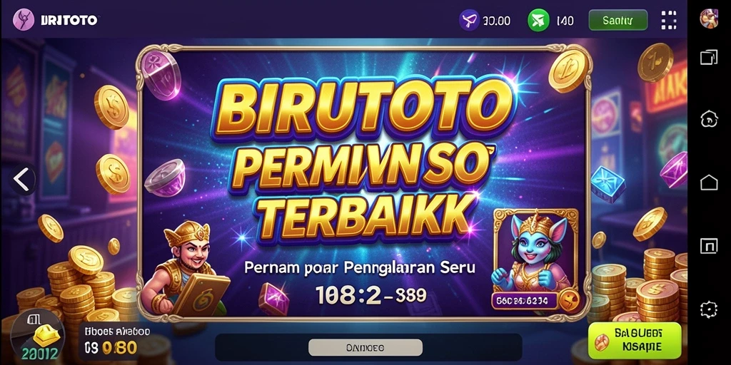 Tampilan gameplay Slot di BIRUTOTO yang memukau dan mengasyikkan.