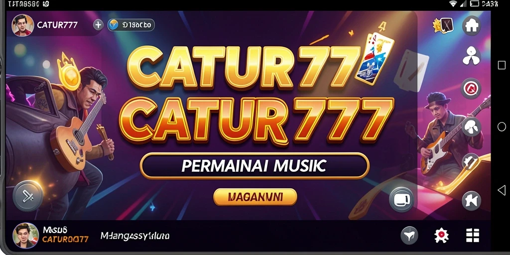 Tampilan gameplay yang seru dengan lagu-lagu menarik.