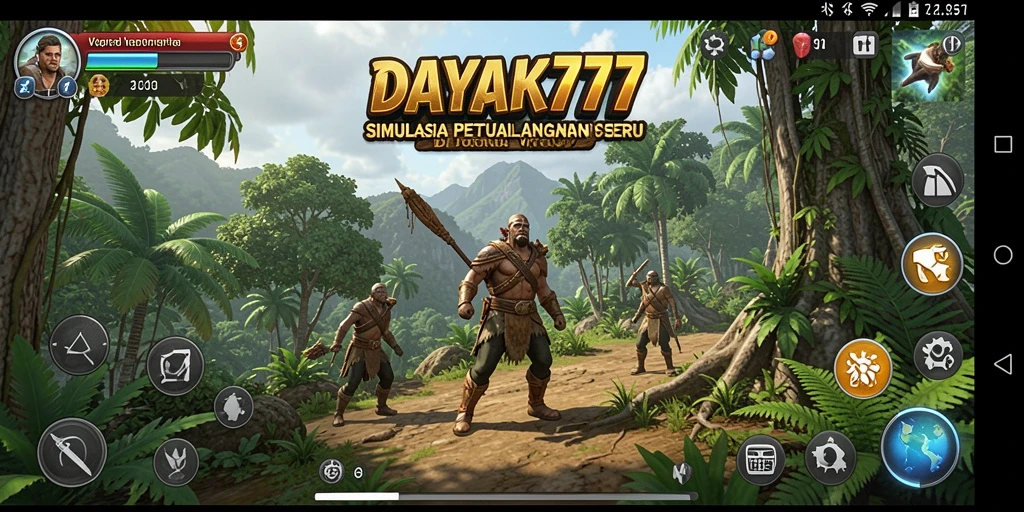 Tangkapan layar dari gameplay DAYAK777 yang menampilkan petualangan seru.