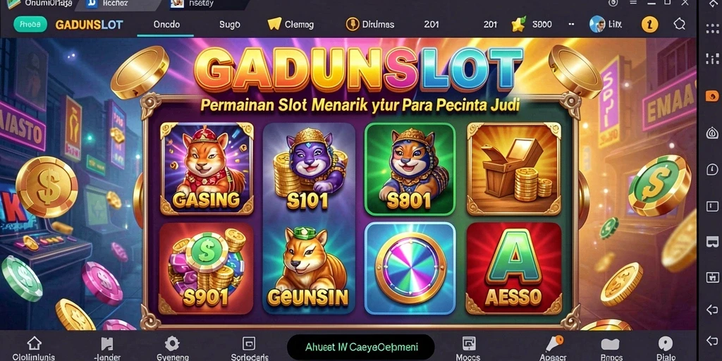Gameplay seru GADUNSLOT dengan fitur menarik dan grafik indah.