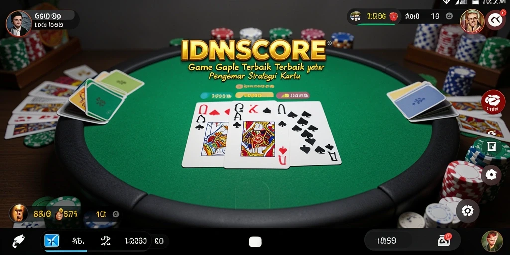 Tampilan gameplay Gaple yang seru dan interaktif.
