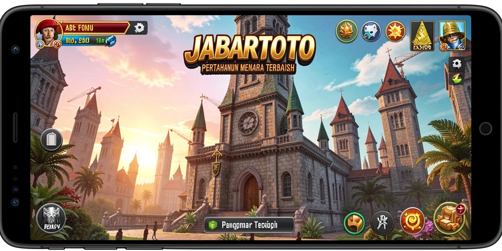 Tangkapan layar menunjukkan aksi permainan Tower Defense yang mendebarkan.