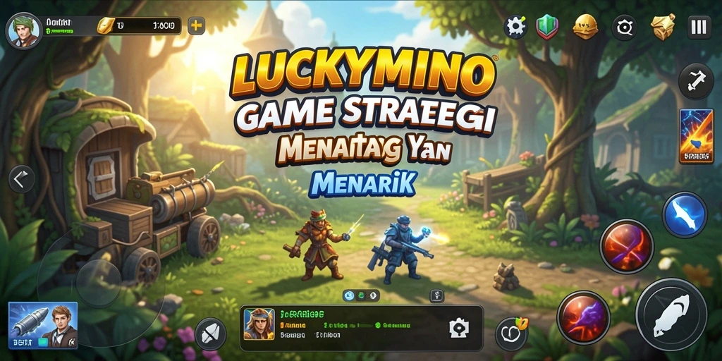Gameplay menarik dengan strategi yang mendalam dalam LUCKYMINO.