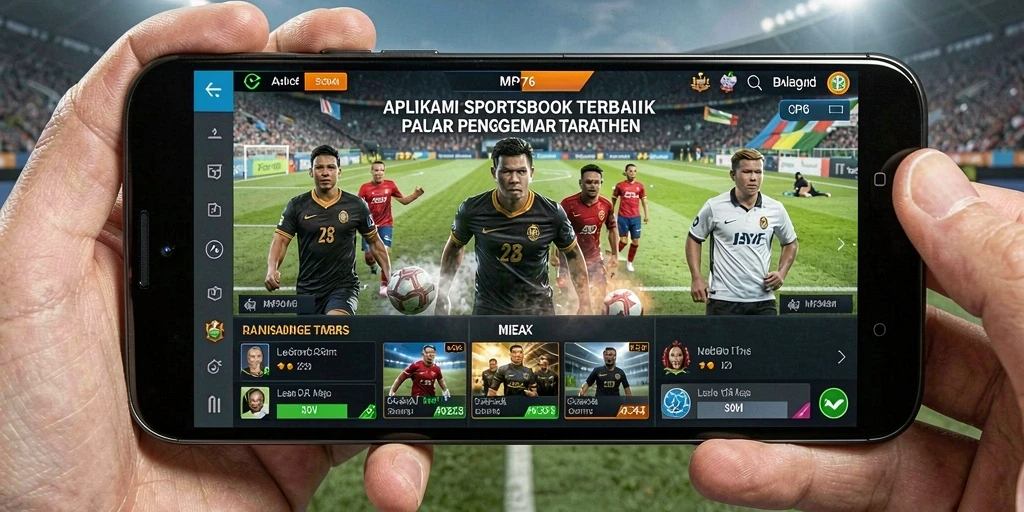 Tampilan utama MPO76 yang menarik dengan fitur taruhan olahraga.