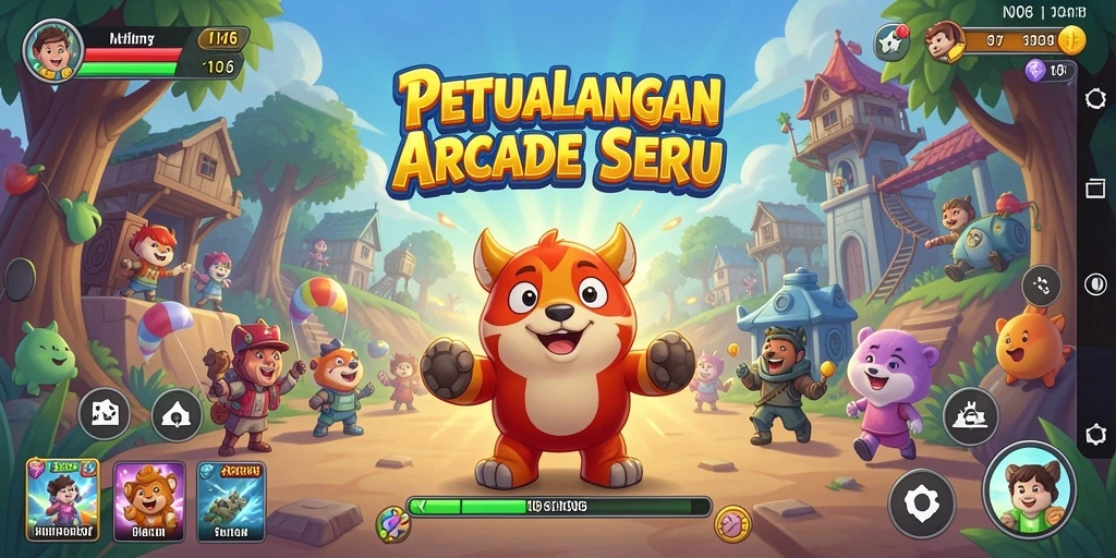Gameplay menarik N06 dengan tantangan arcade yang seru.