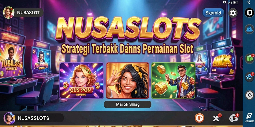 Screenshot gameplay NUSASLOTS yang menunjukkan strategi bermain.