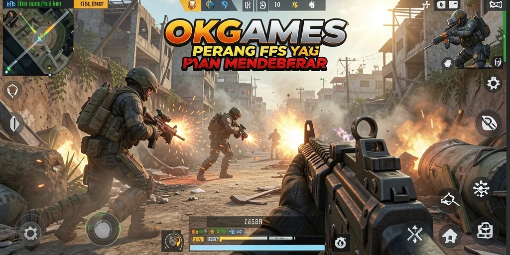 Gameplay mengasyikkan di OKGAMES dengan aksi tembak-menembak yang intens.