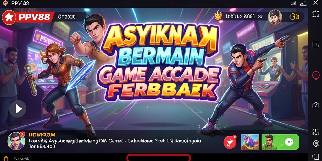 Gameplay PPV88 yang seru dan menantang dalam aksi arcade.