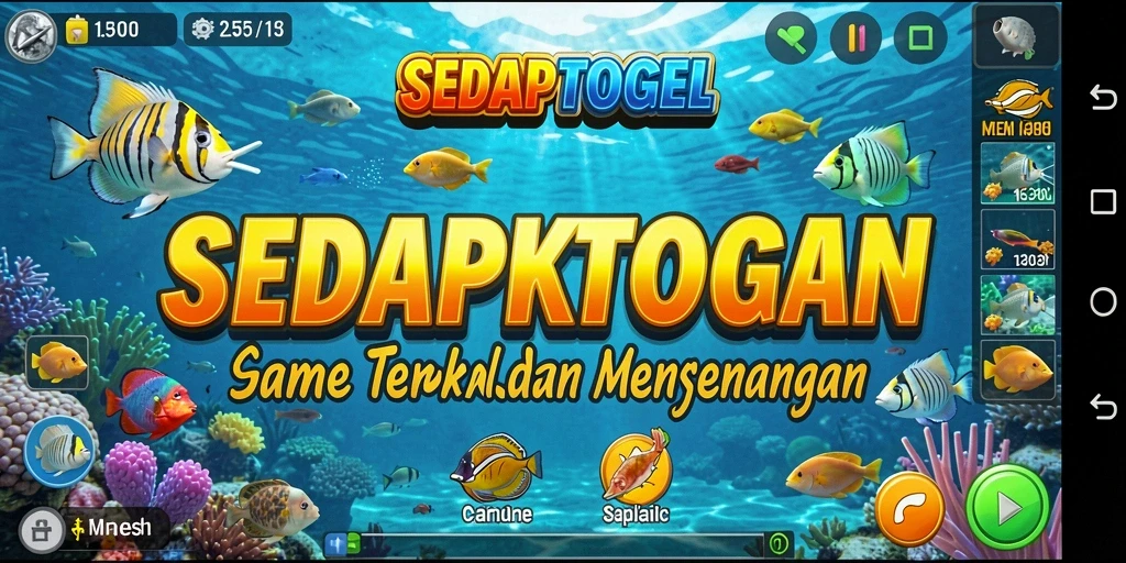 Screenshot gameplay SEDAPTOGEL dengan visual menarik.