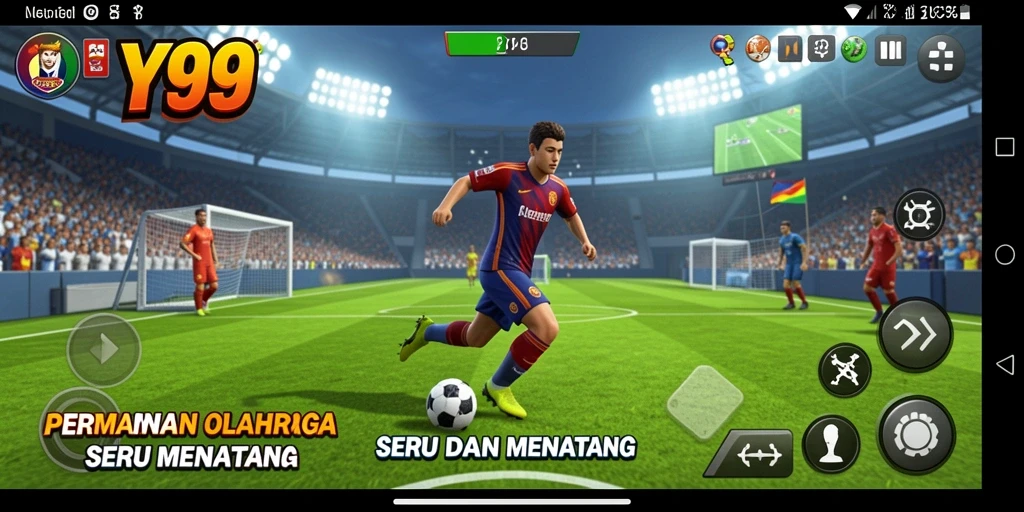 Gameplay seru dalam Y89 dengan berbagai cabang olahraga.
